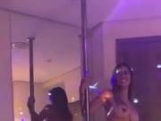 hot nude girl pole dance for her client