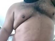 black chubby with a lot of cum
