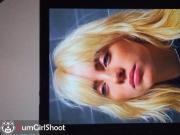 Billie Eilish Cum Tribute #12 Blonde Hair