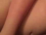 Girfriend with dildo and cum on boobs