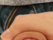 Uncut Foreskin Closeup Cumshot