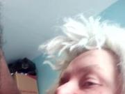 Dirty slut sucks big black cock