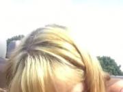 Nice gf blowjob in the car,,- amateur