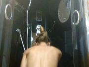 The camera recorded me naked in the shower