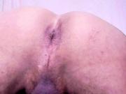 Closeup anal fuck with big toy - gape and fart