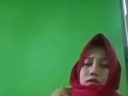Hijab Indonesian Girl Masturbating