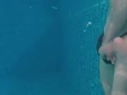 caught giving his swim buddy a hand job in the pool