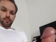 Ex bf jacking off at work