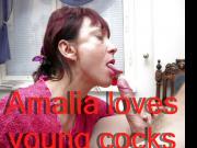 Amalia loves young cocks V, a compilation