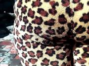 All Up In A Big Juicy Ass In Animal Print Jammies