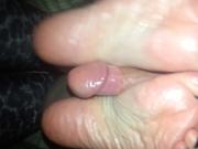 oiled footjob5