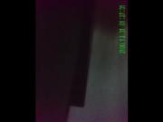wife getting out shower