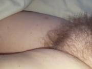 her tired hairy pussy mound early morning