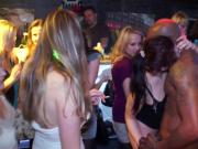 Amateur euro squirts on dancefloor