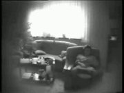 Mummy masturbates in living room. Hidden cam