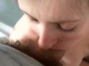 Sensual blowjob in the bath