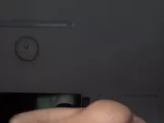 Husband pulled out before finishing and pre cum came out
