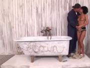 Blowjob for repair baths