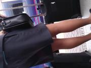 Pantyhose air hostess video 2