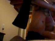 chris se deshabille