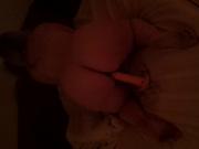 milf plays with toy
