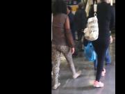 Jiggly Butt wearing Transparent Leggins