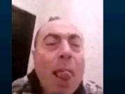 Sexy daddy wanking hard cock