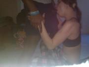 Pigtail GF blow her BBC
