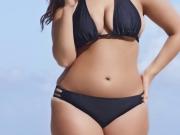 Ashley Graham Pluffy lingerie model Hot side boob