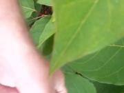 Outdoor jerk off