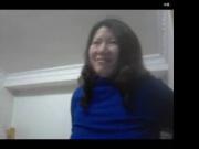Chinese wife show tits on webcam