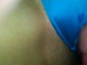 wife gets creampie and cum on panties