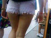 Tourist public butt cheeks