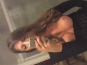 Teen dickgirl selfie-masturbation