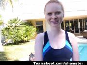 CFNMTeens - Pale Redhead Fucked By The Swimming Coach