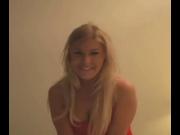 Blonde Amateur Willing To Swallow