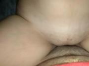 Wife's bouncing tits while fucking