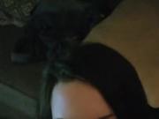 Facial on Cute POF 18 yr old with Big Tits