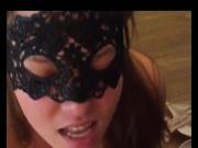 Blowjob by masked woman