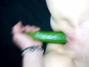 Cucumber self fuck