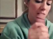 Pretty GF Holds Dick in Mouth then Complains