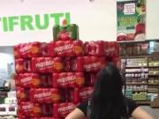 brazilian big butt flashing in walmart