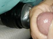 Close Up Fleshlight Cum