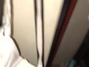 more nut on her white bra