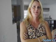 Aubreays BF buries huge cock in her cunt