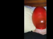 Breathplay latex balloon head