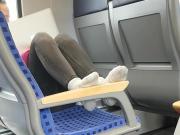 Socks on train