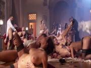 French Black Stockings Lingerie Orgy