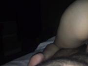 Latina gf late night riding me