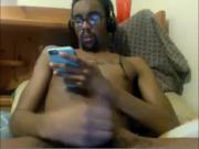 Afroamerican Str8 Boy cums on cam #65